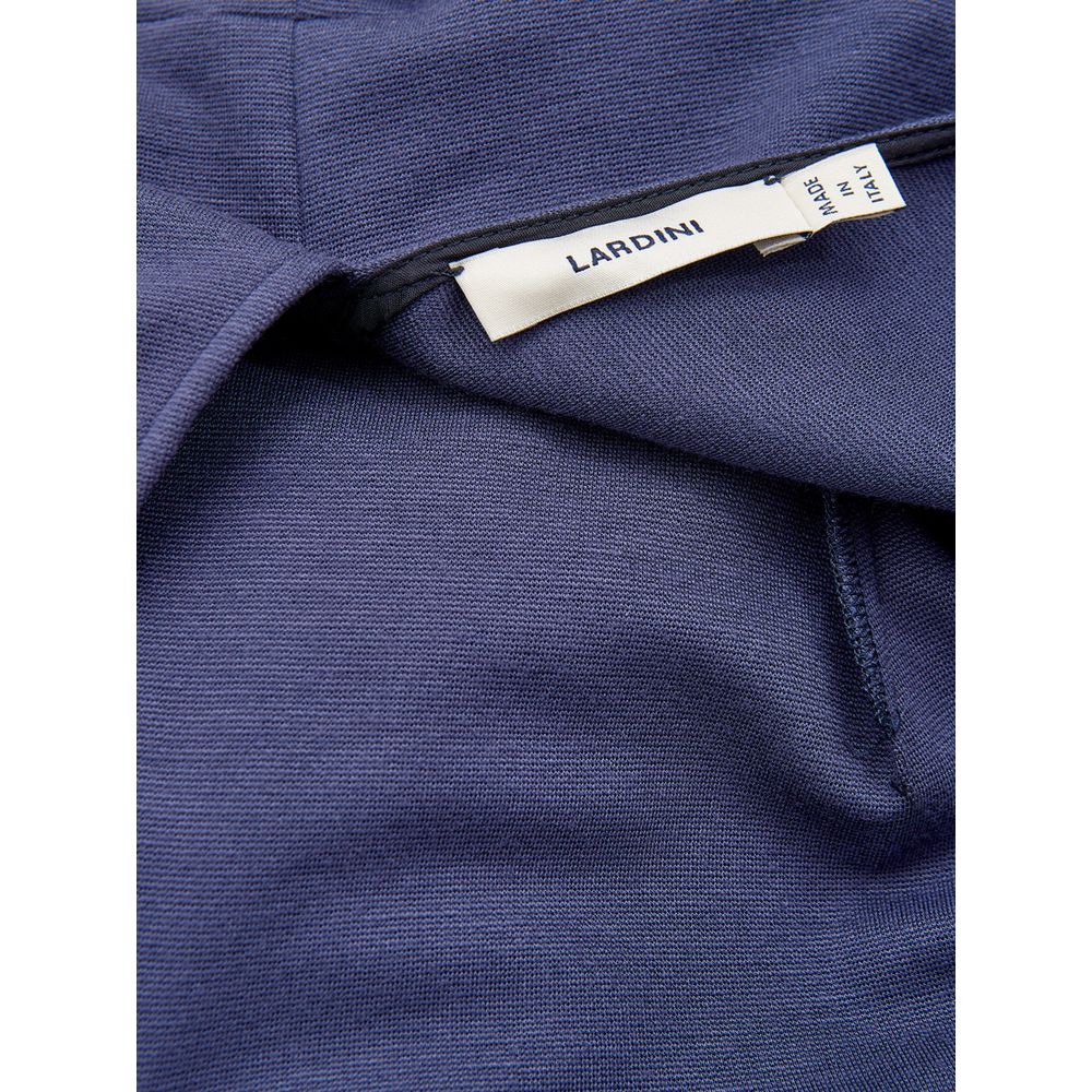 Lardini Blue Viscose Casual Dress