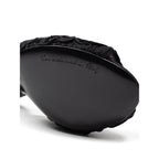 Dolce & Gabbana Black Cotton Mules