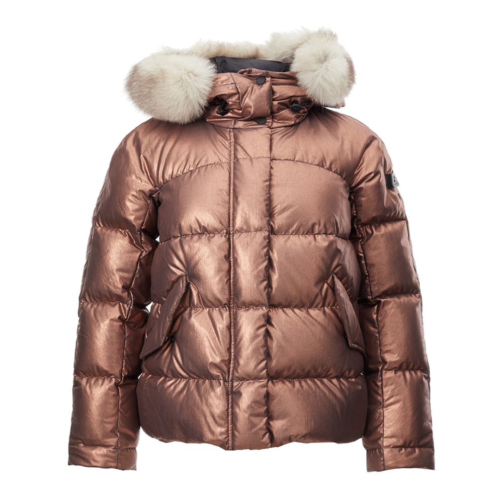 Peuterey Pink Polyester Full-Length Jacket