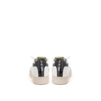 P448 White Leather Low Top Sneakers
