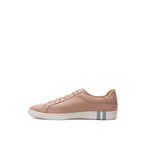 Bally Pink Leather Low Top Sneakers