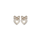 Self-Portrait Gold Brass Earrings