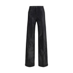 L'Agence Black Cotton Jeans Denim