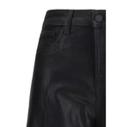 L'Agence Black Cotton Jeans Denim