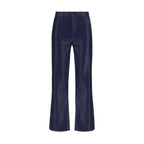 L'Agence Blue Cotton Casual Pants